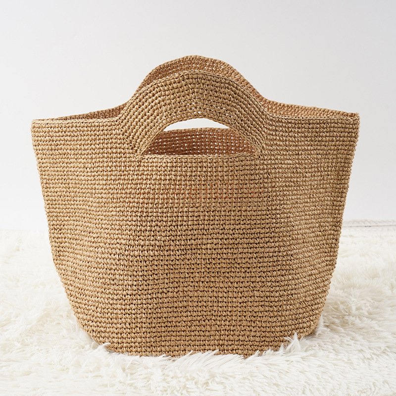 Women'S Raffia Bags - กระเป๋าถือสานจากฟางราฟเฟียสุดหรู งานแฮนด์เมด ปี 2026 สำหรับผู้หญิง แฟชั่นใหม่